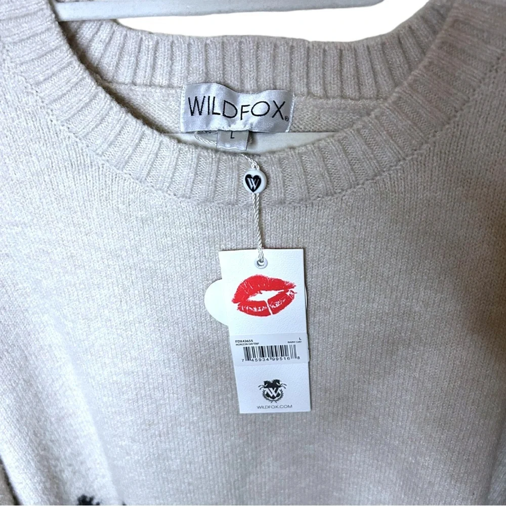 Wildfox Couture Horizon Daytrip Sweater in Rainy Day - Picture 7 of 10